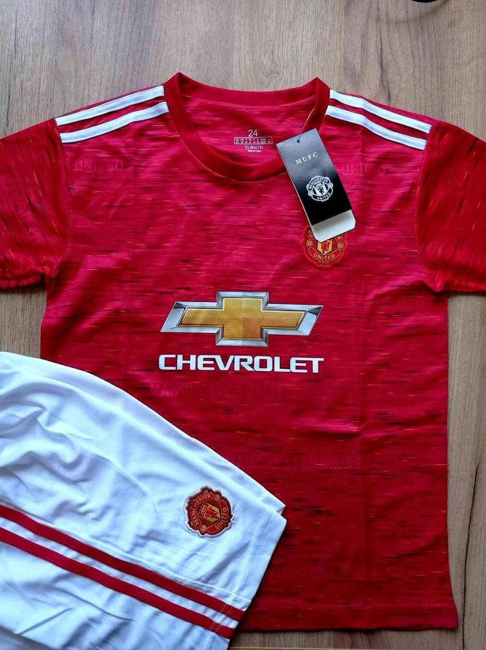 

Детская футбольная форма MANCHESTER UNITED красная 2020-2021 р