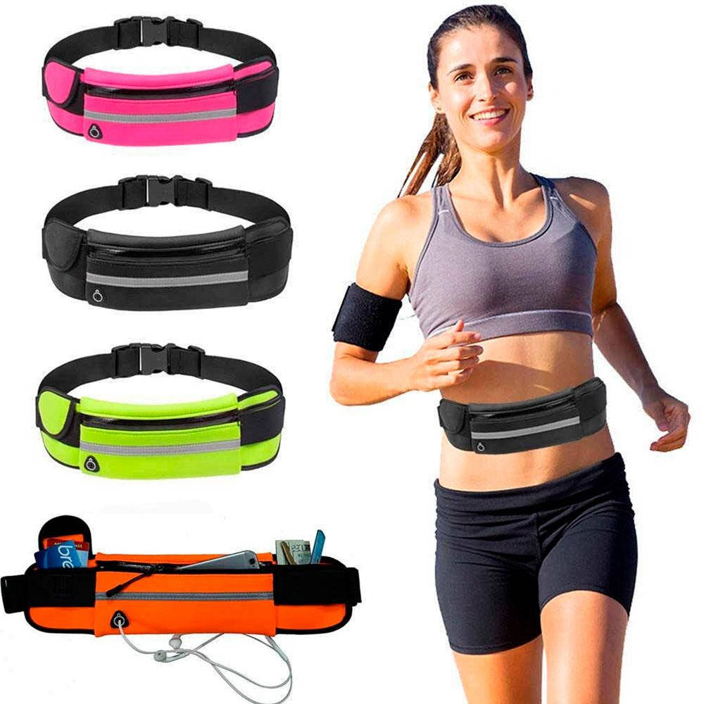 

Непромокаемая сумка на пояс для бега Топ Качество / Поясная сумка для спорта (777), Черный