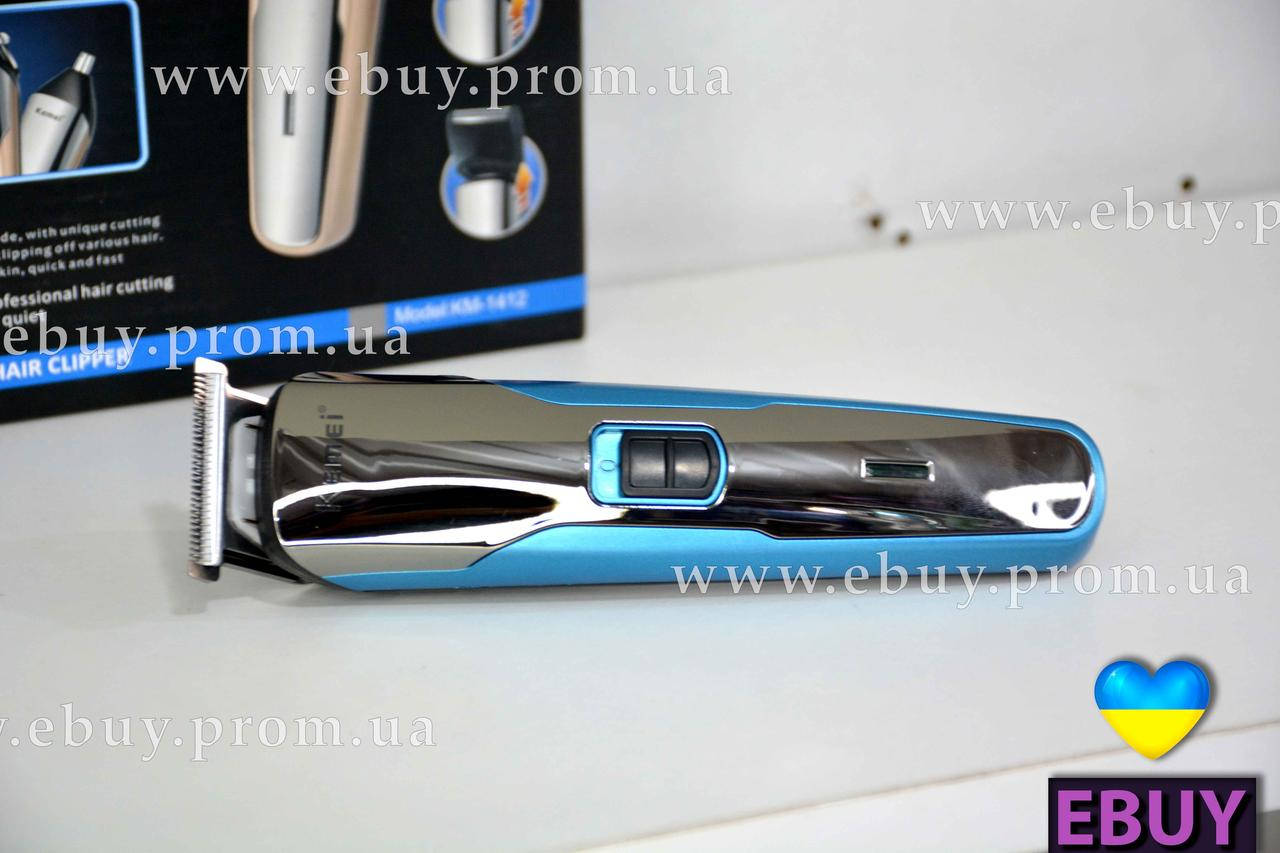 

Машинка для стрижки волос, триммер, бритва 3в1 Kemei KM-1412