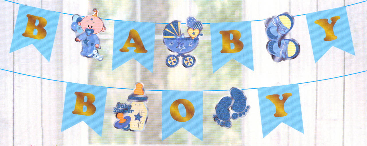 

Гірлянда прапорці "Baby Boy". Довжина 3м.