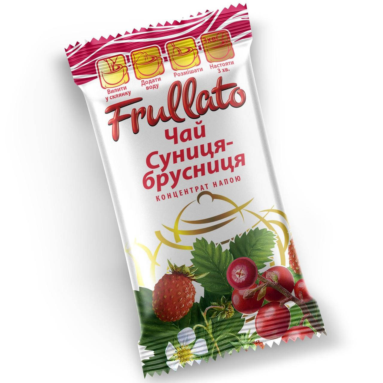 

Чай Frullato натуральный концентрированный живой Земляника-Брусника, 1 шт - 40 г