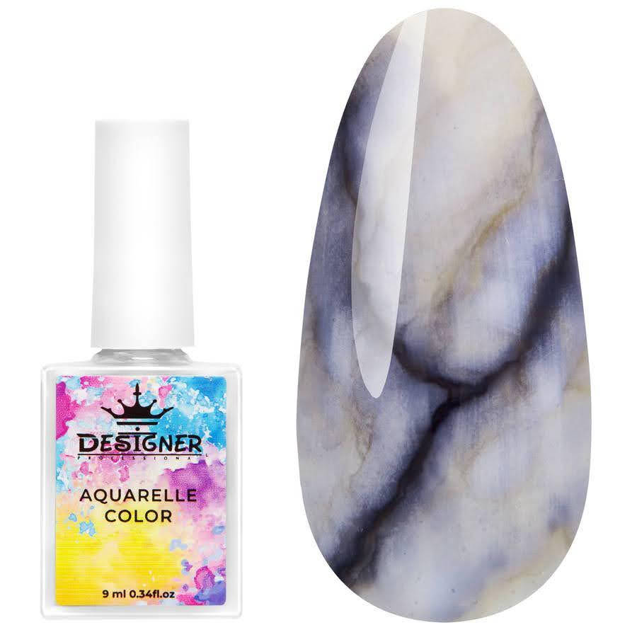 

Акварельные капли (цветные чернила) Aquarelle Color Designer (Дизайнер Профессионал) для дизайна ногтей, 9 мл. №9