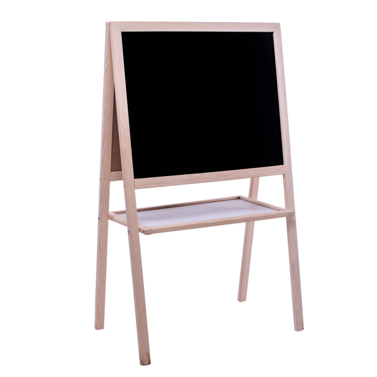 

Мольберт детский двухсторонний магнитный, доска для рисования для магнитов, маркеров и мела 3в1.