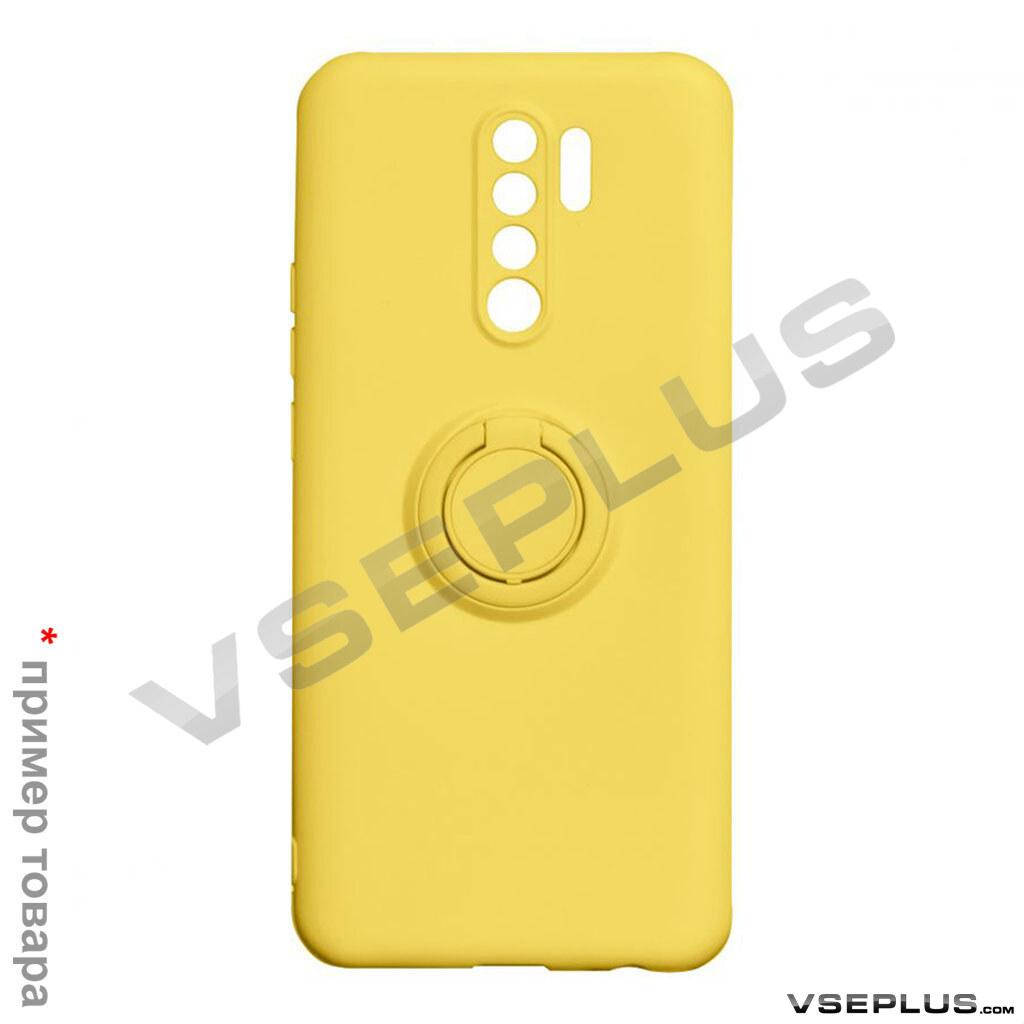 

Чехол (накладка) Xiaomi Redmi 9, Ring Color, желтый