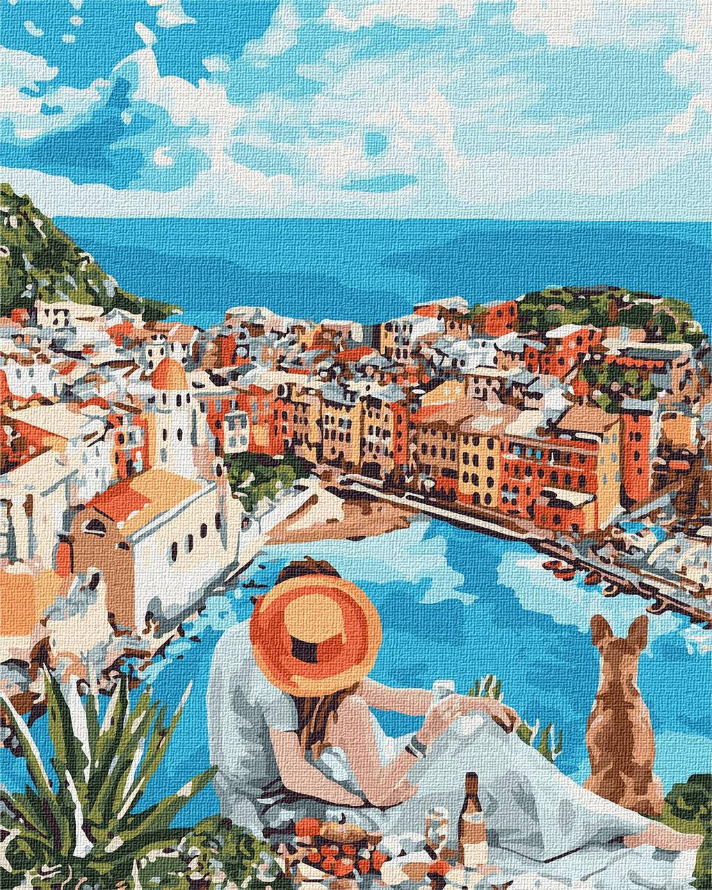 

Картина по номерам. "Італійська романтика" 40*50см KHO4647