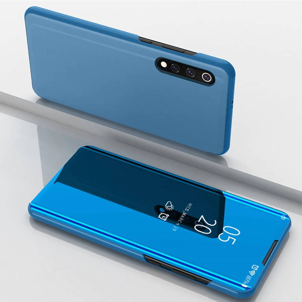 

Чехол Mirror для Samsung Galaxy A50 2019 / A505 книжка зеркальный Clear View Blue