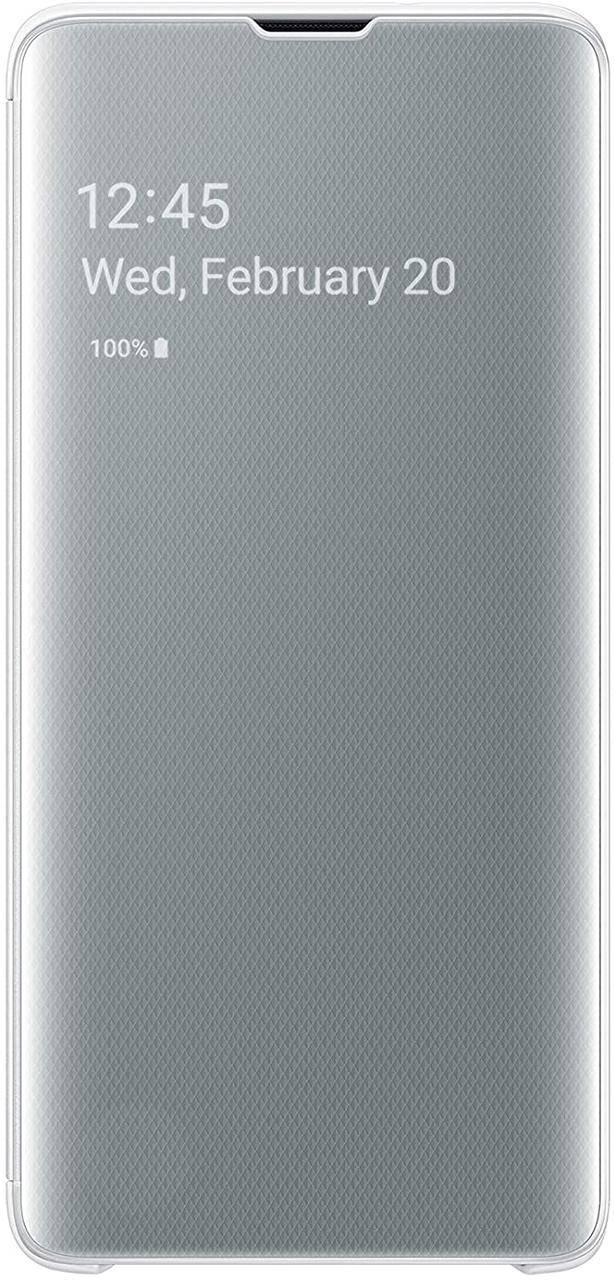 

Оригинальный Чехол Clear View Cover White для Samsung Galaxy S10 SM-G973, Белый