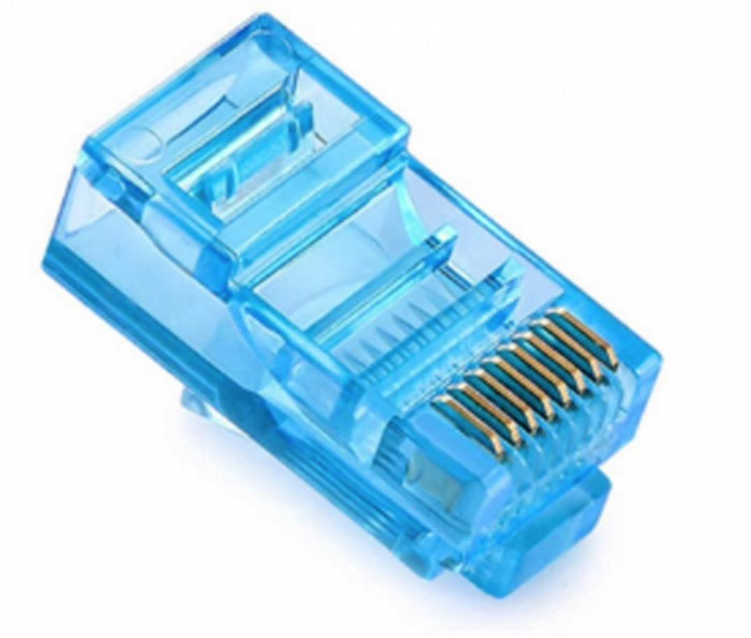 

Коннектор Ritar RJ-45 8P8C UTP Cat-5 (100 шт/уп.) Q100 Blue, Синий