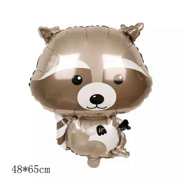 

Шар фигура Енот 48×65 см, Серый