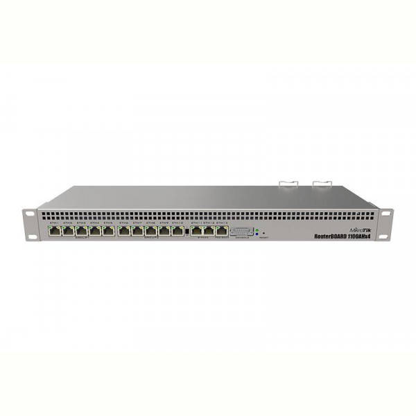 

Маршрутизатор MikroTik RB1100AHx4 (4x1,4GHz/1Gb, ARM 32Bit, 13xGE, PoE In)