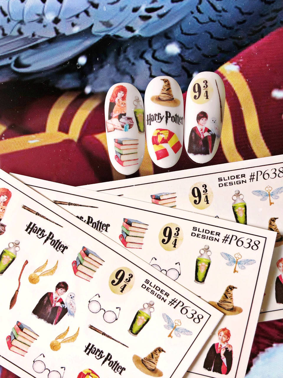 

Слайдер-дизайн SLIDIZ водная наклейка для ногтей Гарри Поттер, Harry Potter