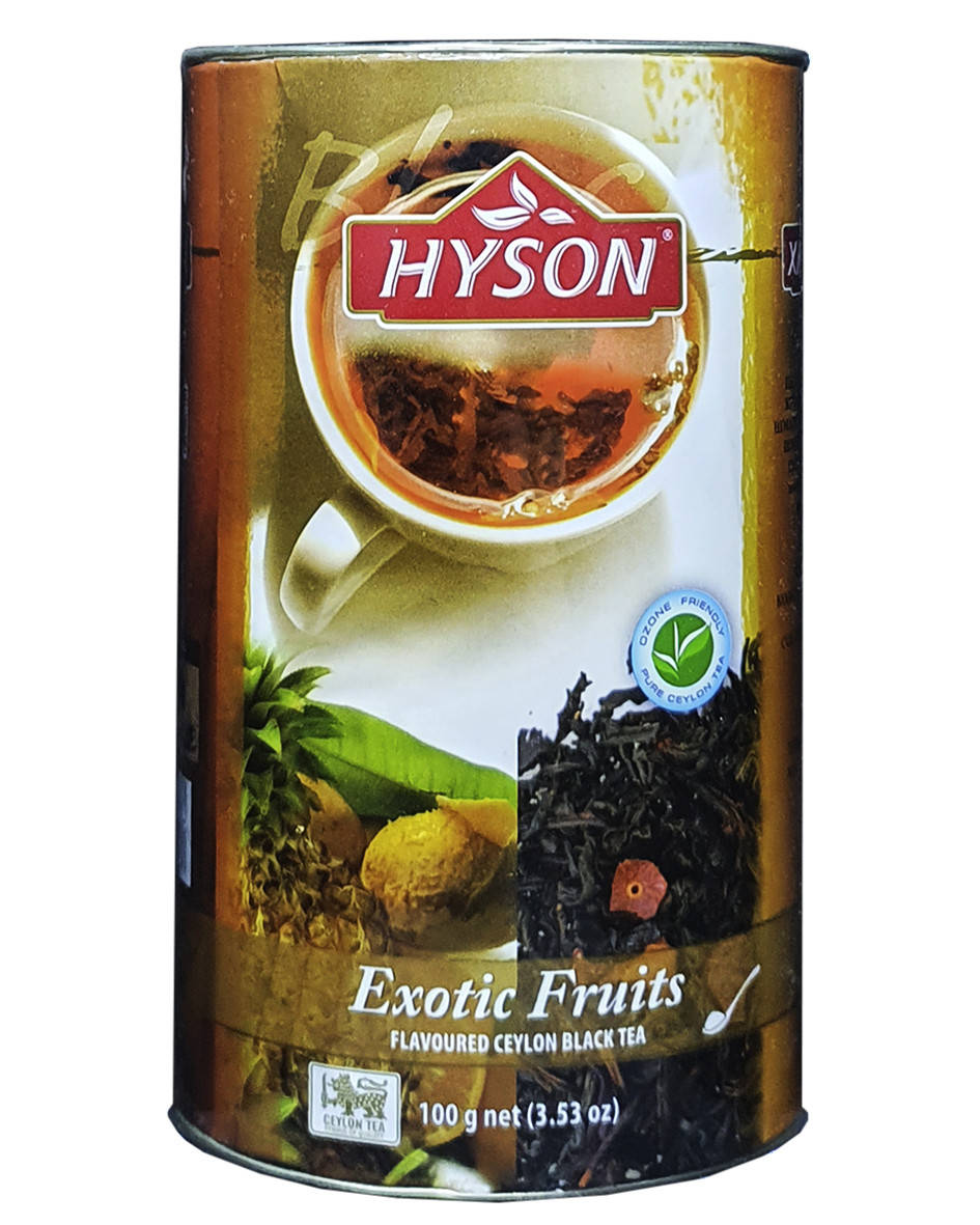 

Чай чорний з ароматом екзотичних фруктів Hyson Exotic Fruits 100 г (1076)