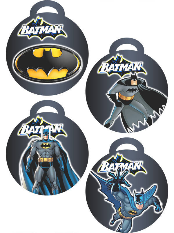 

Медальки/медали "Бетмен/Бэтмен" черный картонные тематические (10шт.) малотиражные-