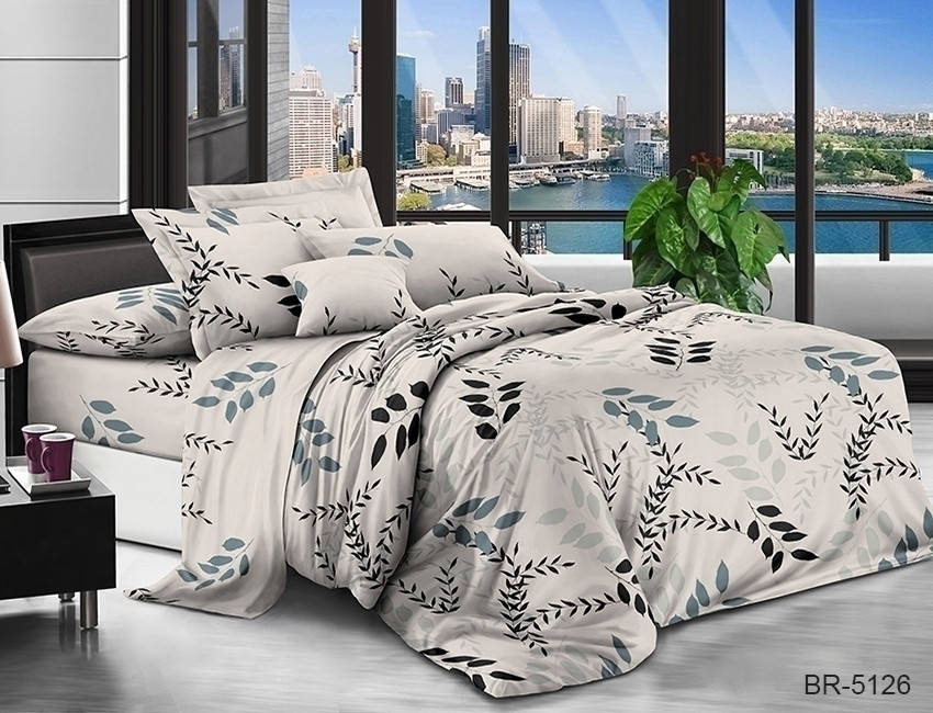 

Постельное белье Евро комплект 3D BR5126