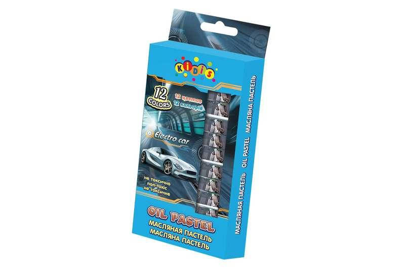 

Пастель олійна Kidis Electro Car 12 кольорів (7699), Разные цвета