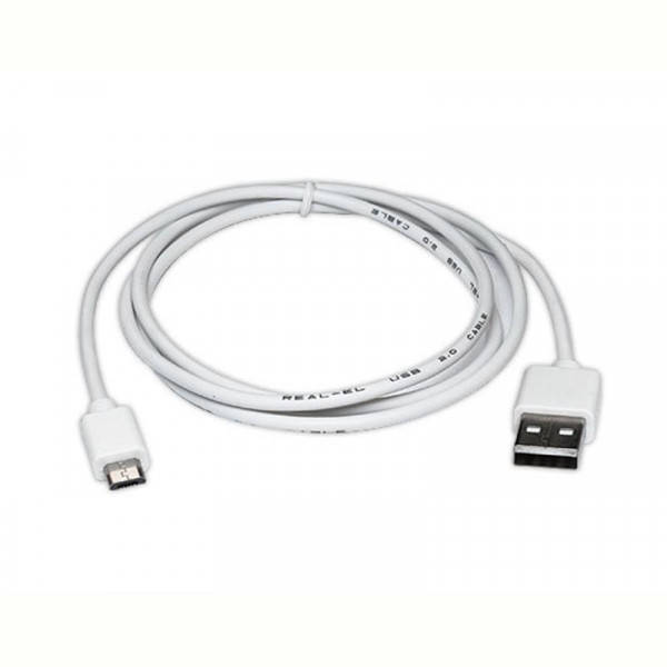 

Кабель REAL-EL Pro USB2.0 AM-micro USB type B 1.0M белый