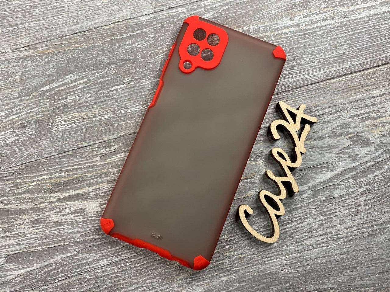 

TPU чехол накладка Matte Color Case (TPU) для Samsung Galaxy A12 (4 цвета) красный