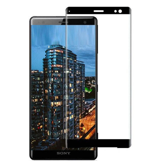 

Защитное стекло для Sony Xperia XZ3 черное, Черный