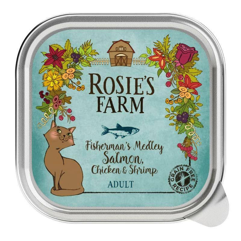

Влажный корм для кошек Rosies Farm Лосось и Курица с креветками