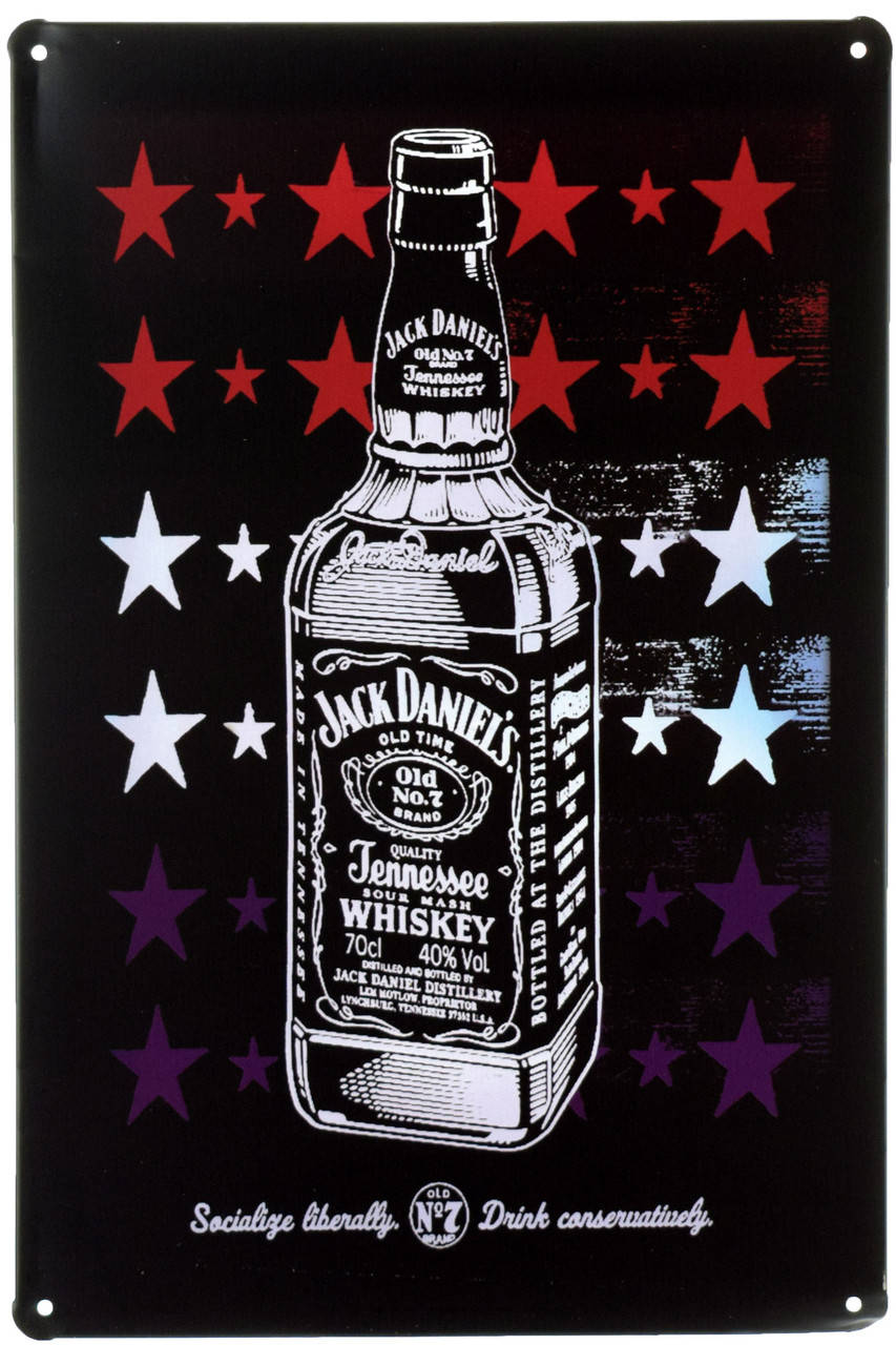 

Металлическая табличка "Jack Daniel's (Drink Conservatively)" (ms-00852)