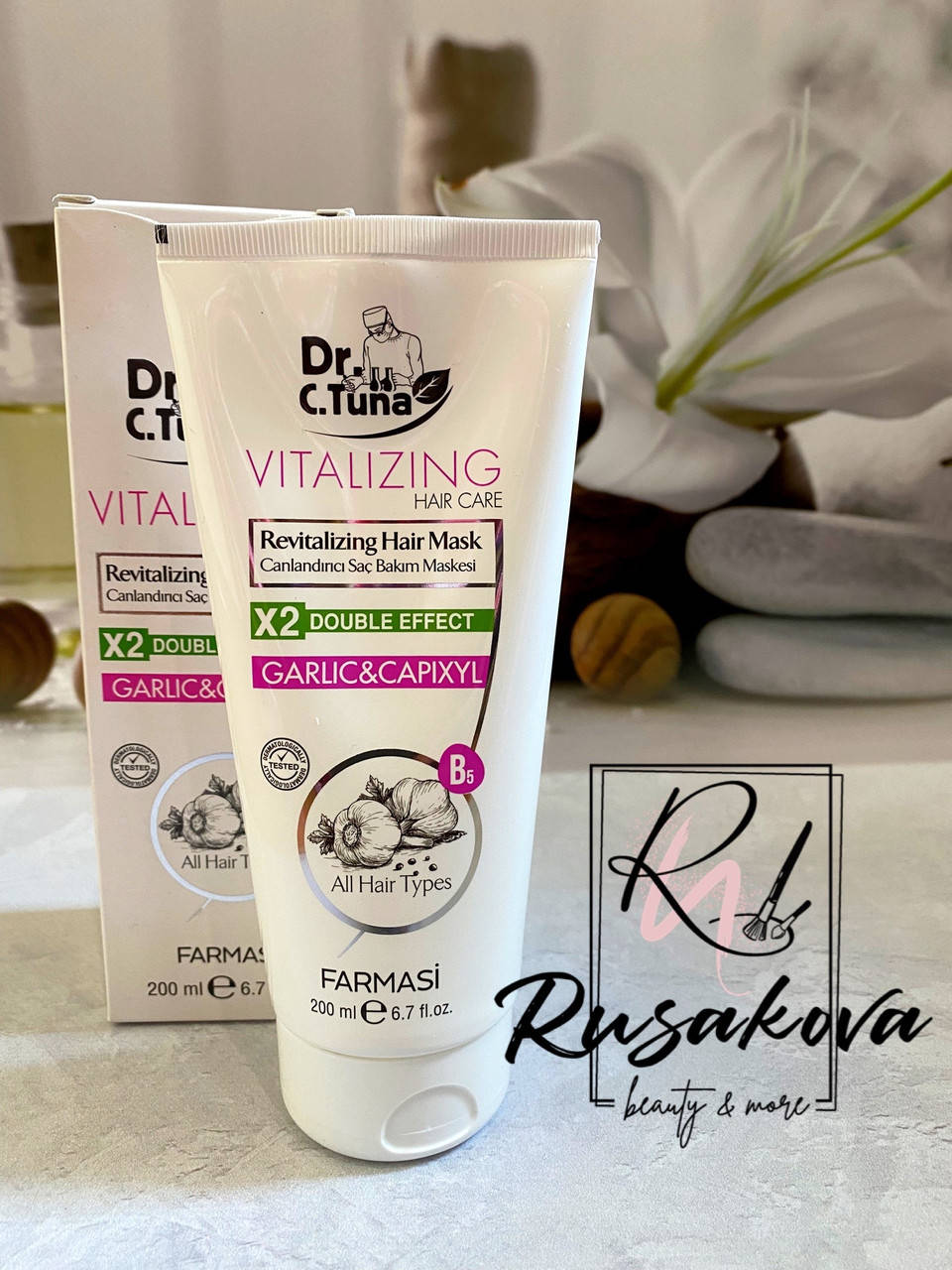 

Маска с экстрактом чеснока Dr. C. Tuna Farmasi Vitalizing Garlic