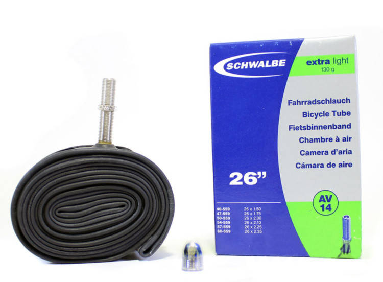 

Камeра велосипеда 26" - Schwalbe AV14 Extra Light