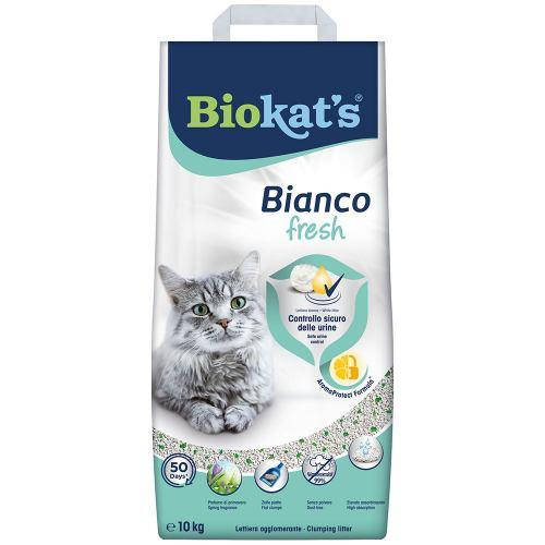 

Наполнитель для кошачьего туалета Biokats Bianco Fresh 5 кг (бентонитовый)
