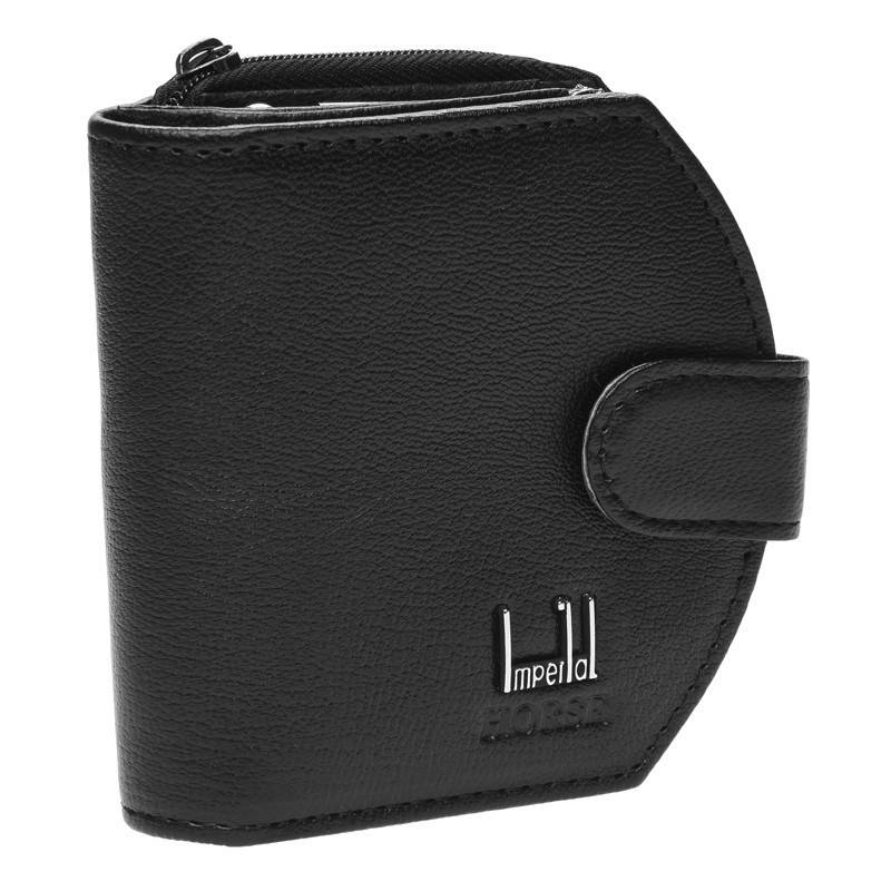 

Женский кожаный кошелек Horse Imperial k1001b-black, Черный