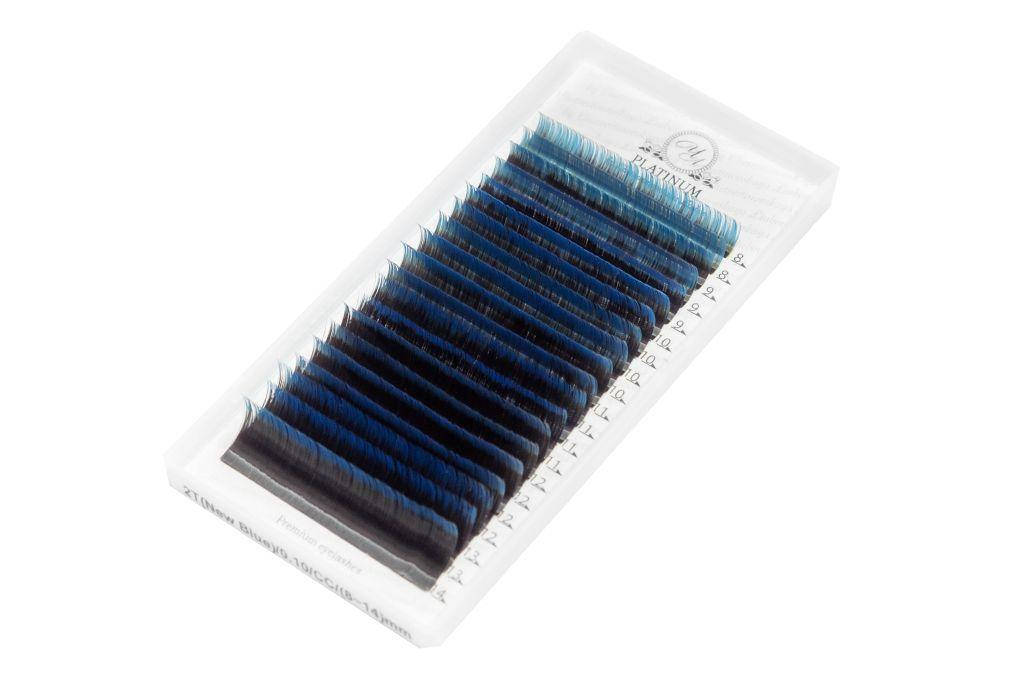 

Ресницы Platinum Mix 2T New Blue (изгиб CC, толщина 0.10, длина 8-14 мм)