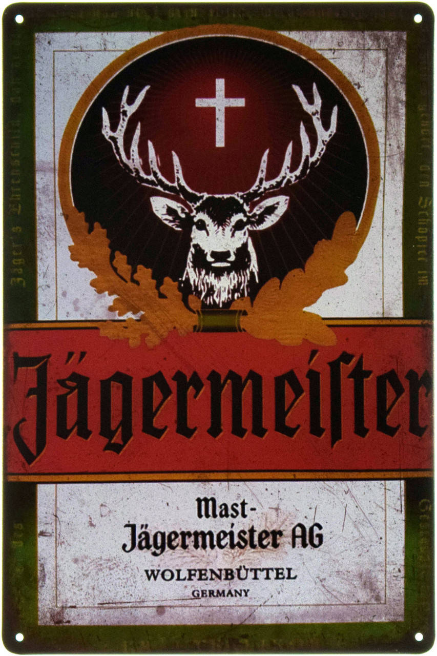 

Металлическая табличка "Егермейстер / Jagermeister" (ms-002247)