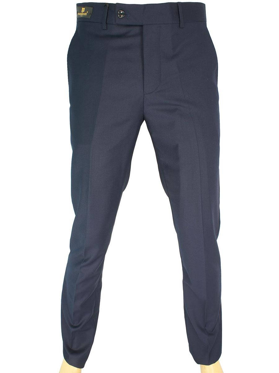 

Темно-синие мужские классические брюки Monzeratti Slim indigo