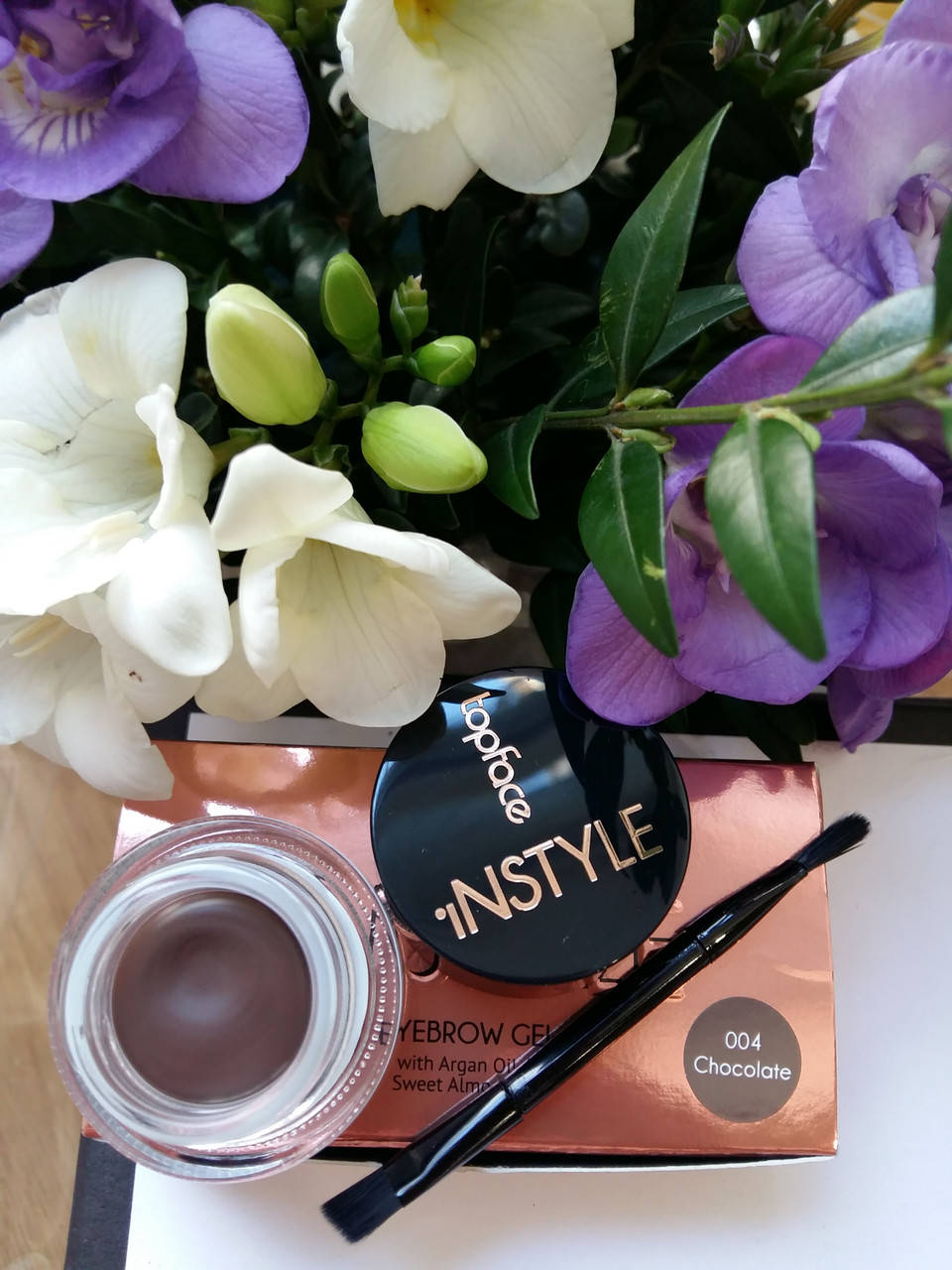 

Помадка для бровей Topface Instyle Gel, тон 004, с кистью