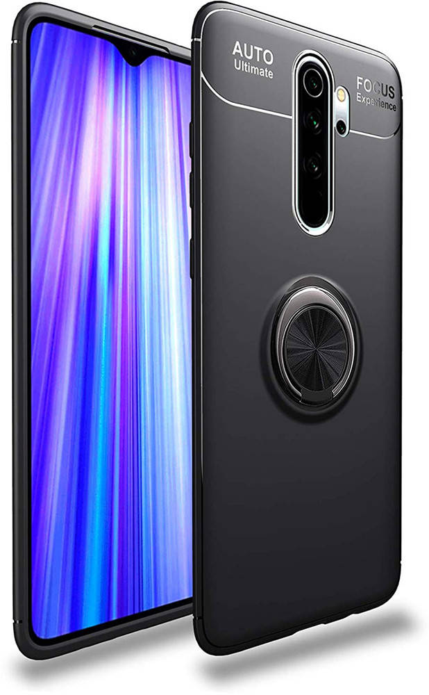 

Чехол с кольцом Xiaomi Redmi Note 8 Pro Autofocus Черный