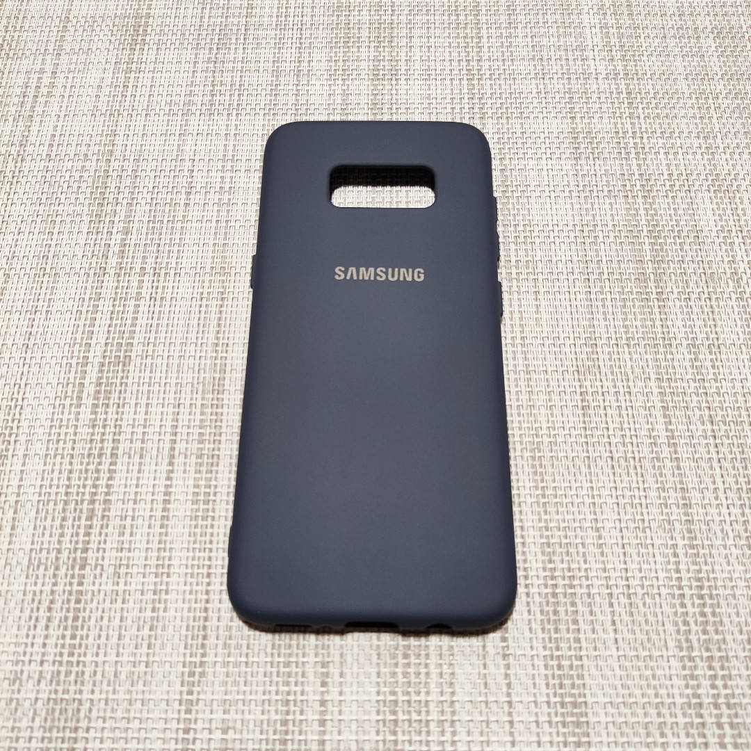 

Силиконовый чехол silicone cover для Samsung s8 / S8 / самсунг с8 СИНИЙ