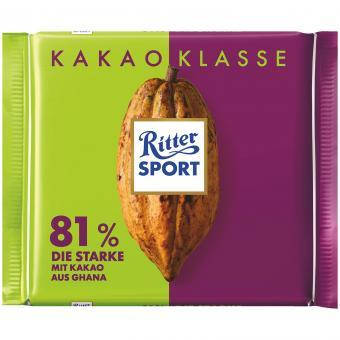 

Ritter Sport Kakao Klasse 81%