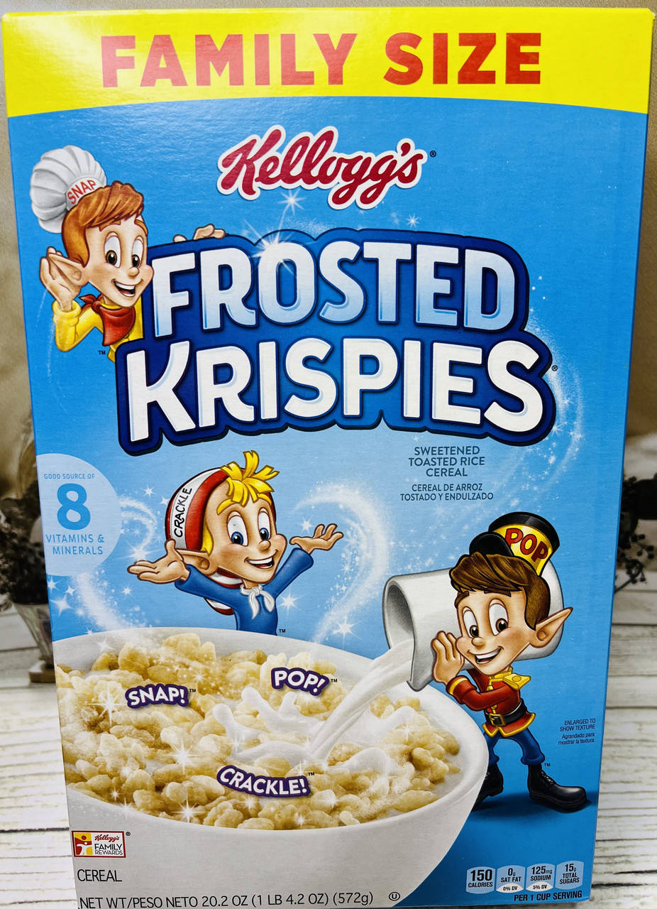 

Сухий сніданок Frosted Krispies рисові пафси в глазурі