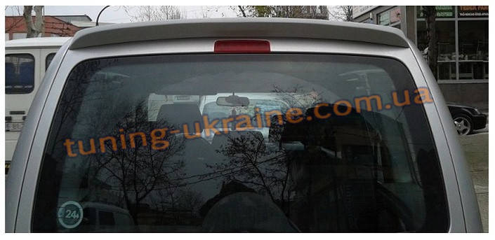 

Анатомичный спойлер без стопа под покраску узкий на Volkswagen Caddy 2010-2015