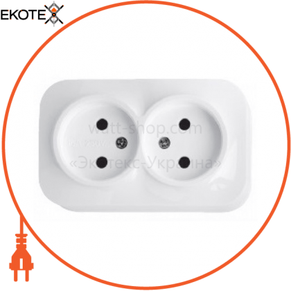 

Horoz Electric Розетка накладная второй. 16А 250V IP20 белая