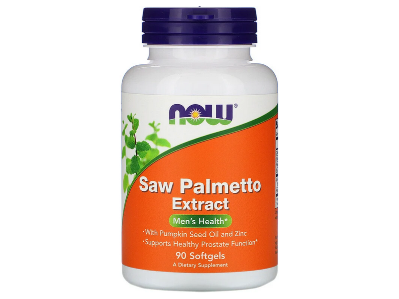

Со Пальметто, Saw Palmetto, Now Foods, Экстракт, 90 капсул