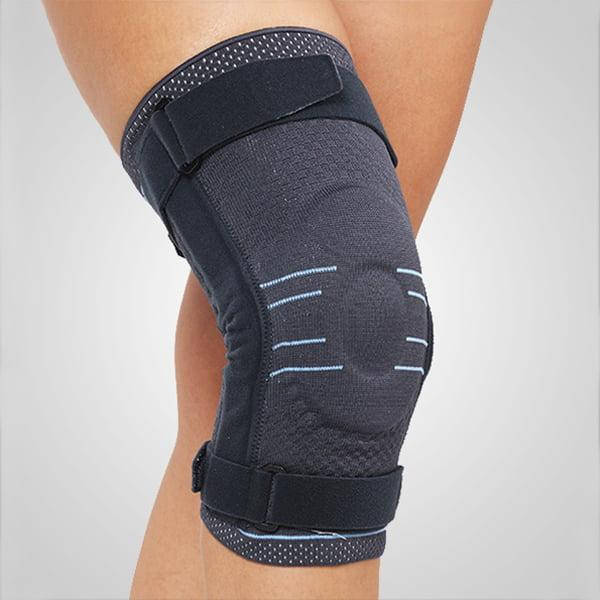 

Эластичный наколенник c шарнирами и фиксирующими ремнями - Aurafix 116