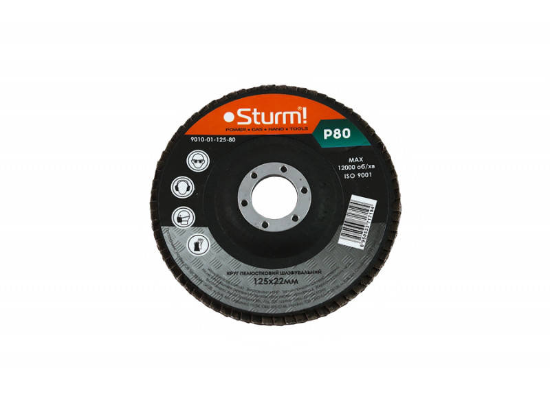 

Круг зачистной лепестковый (125x22 №80) Sturm 9010-01-125-80