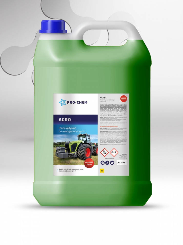 

Активная пена для мытья сельскохозяйственной техники PRO-CHEM AGRO 5 л (PC301-5)