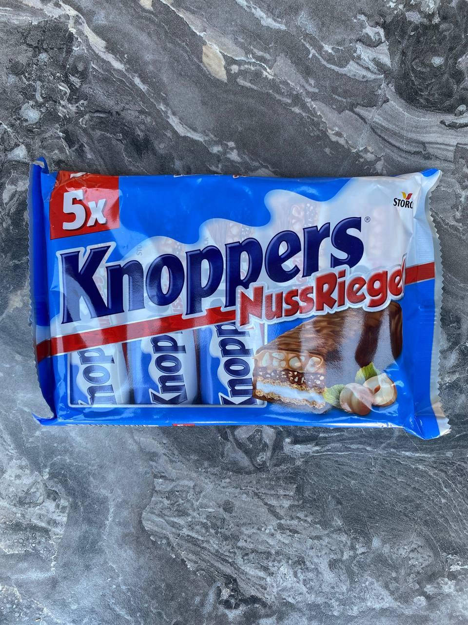 

Шоколадные батончики Knoppers Nuss Riegel 200 гр