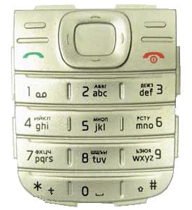 

Клавиатура для Nokia 1200, nokia 1208, Original, серая, Русская раскладка /Кнопки/Клавиши /нокиа