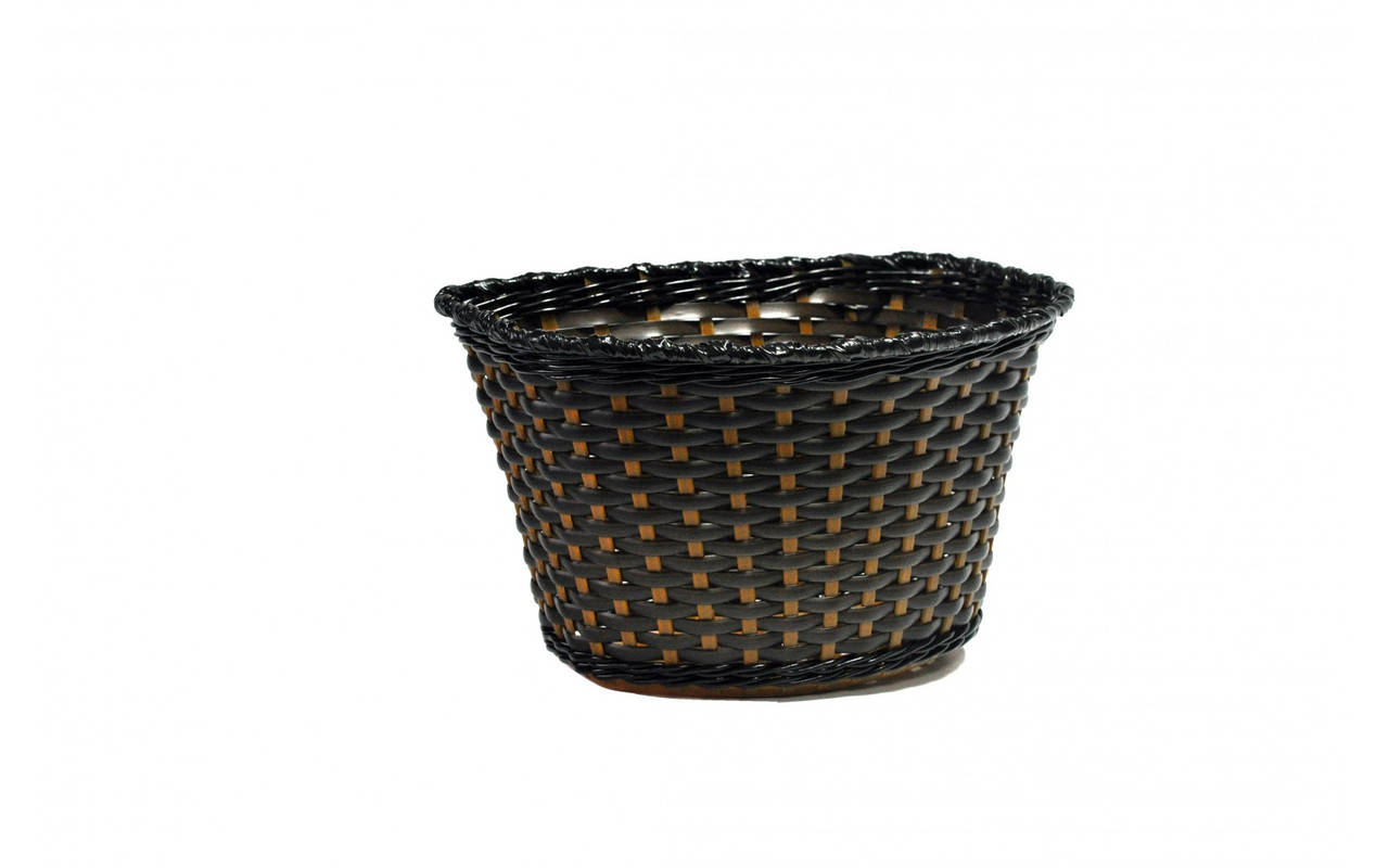 

Корзина детская велосипедная Crossride 20" ПЛ, CR-BS03-11, плетёная Черная