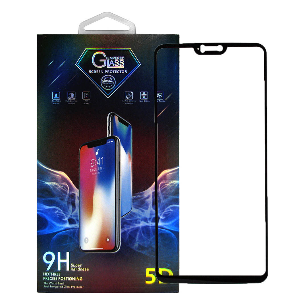 

Защитное стекло Premium Glass 5D Full Glue для OnePlus 6 Black, Черный