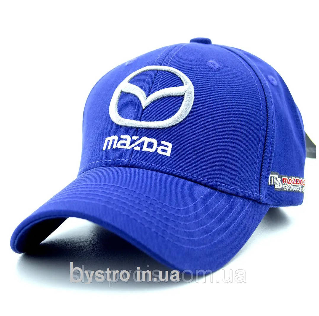 

На складе! Кепка автомобильная синяя Mazda Бейсболка Мазда, Синий