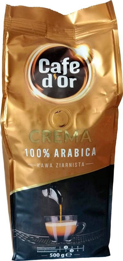 

Кофе в зернах Cafe d'Or Crema 100% арабика 500 грамм