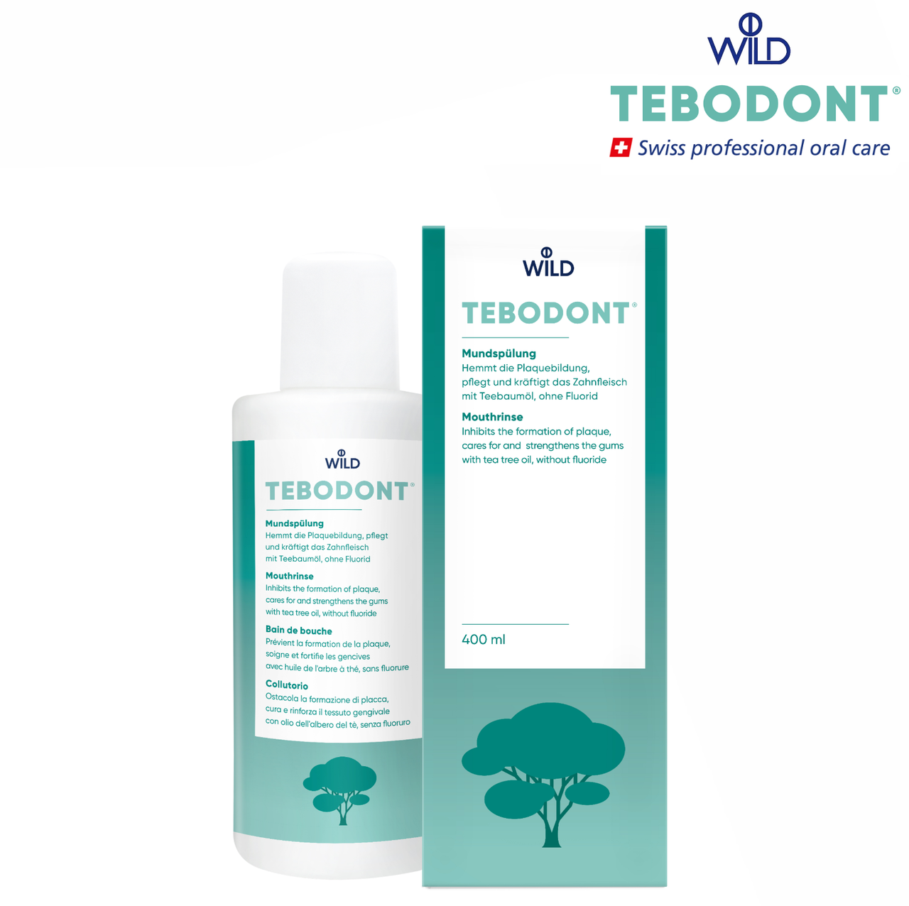 

Ополаскиватель TEBODONT с маслом чайного дерева (без фторида) 400 мл