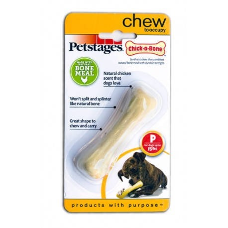 

Игрушка для собак - Косточка с ароматом курицы Petstages Chick-A-Bone XS (8см)